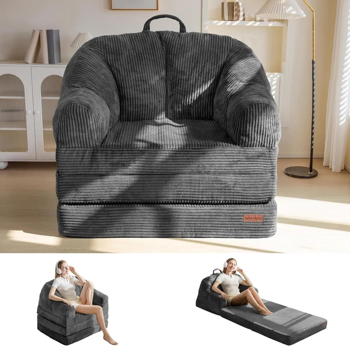 Folding Sofa Bed with Backrest Boneless Fold Out - Image 1