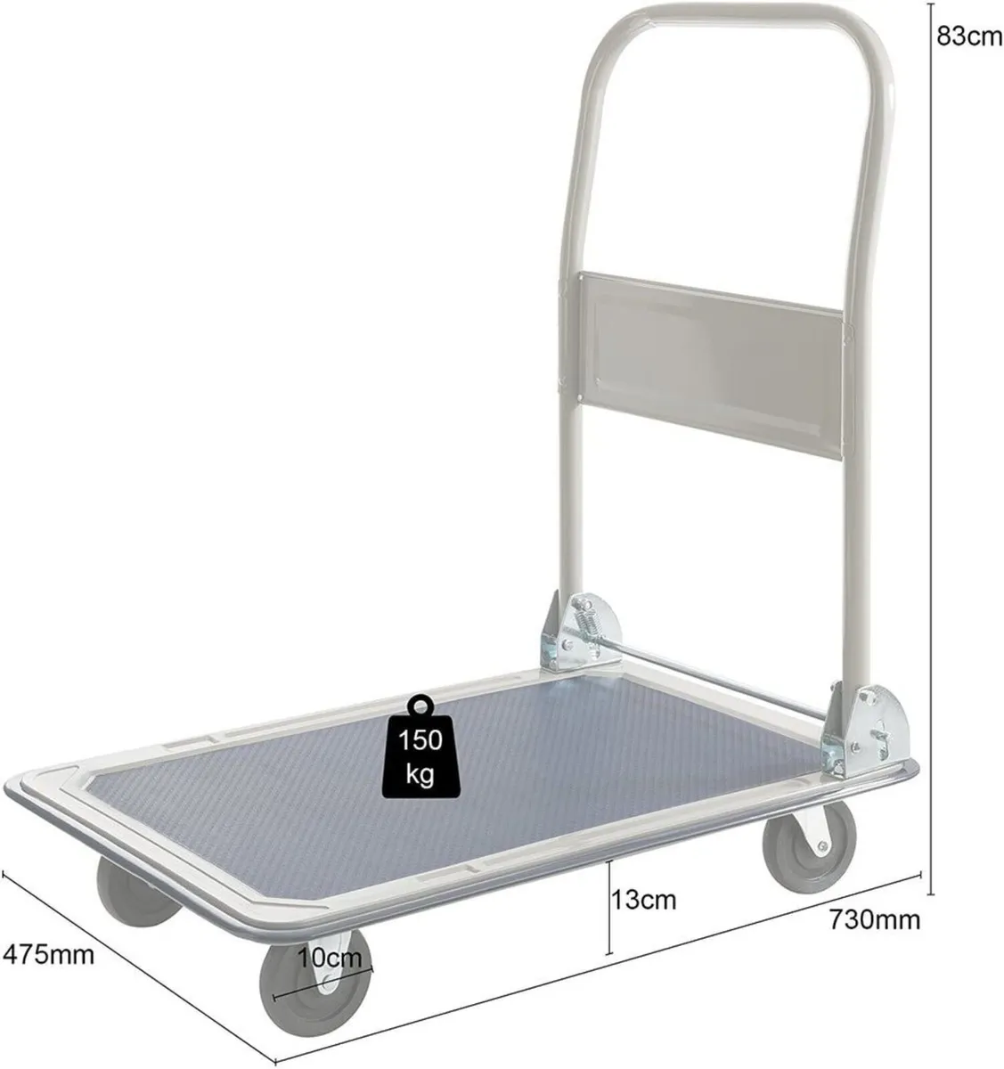 Platform Trolley 150 kg Maximum Load - Image 3