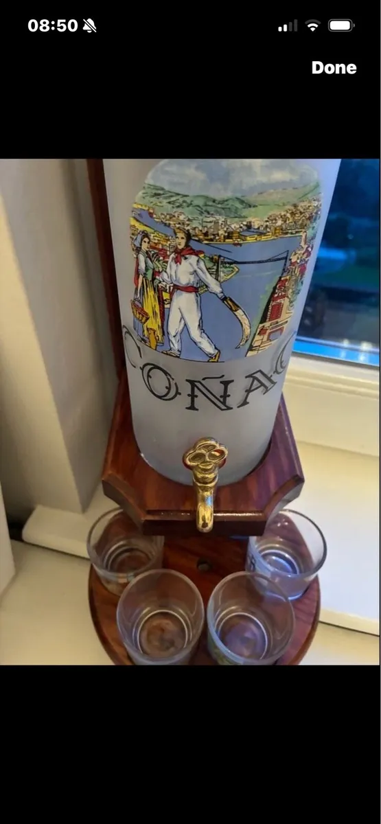 Dry Rare Timber & Glass Conac Decanter Set - Image 2