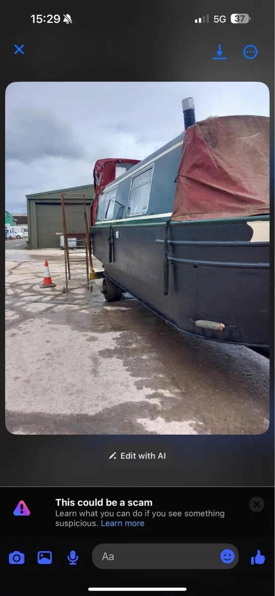 27ft narrow barge - Image 4