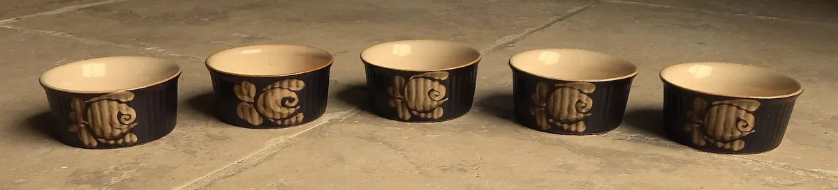 Set of 5 Denby Bakewell Stoneware Ramekins - Image 1