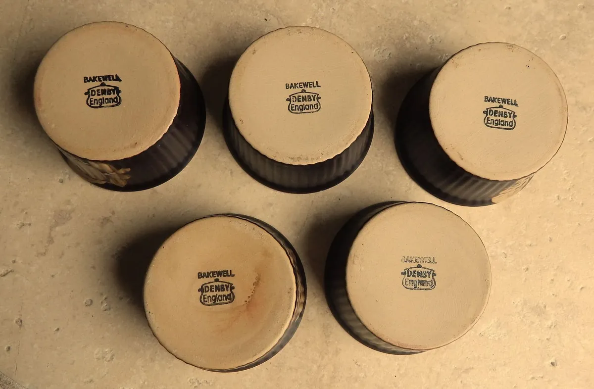 Set of 5 Denby Bakewell Stoneware Ramekins - Image 4