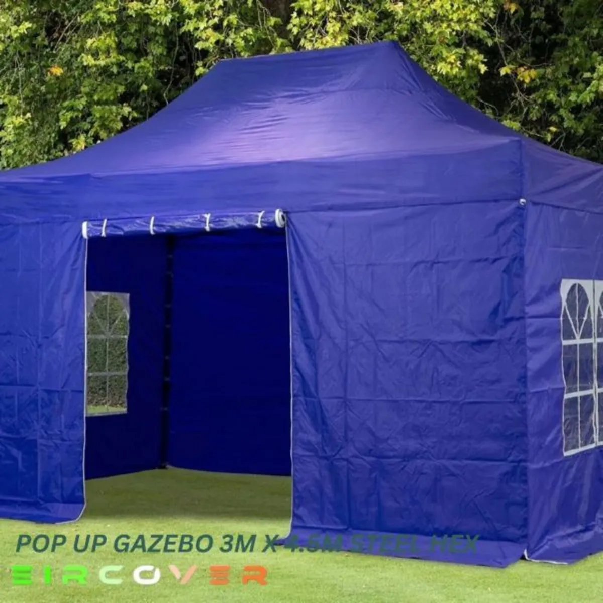 Heavy Duty  Pop Up Gazebo Steel 40mm Hex 3m x 4.5m - Image 2