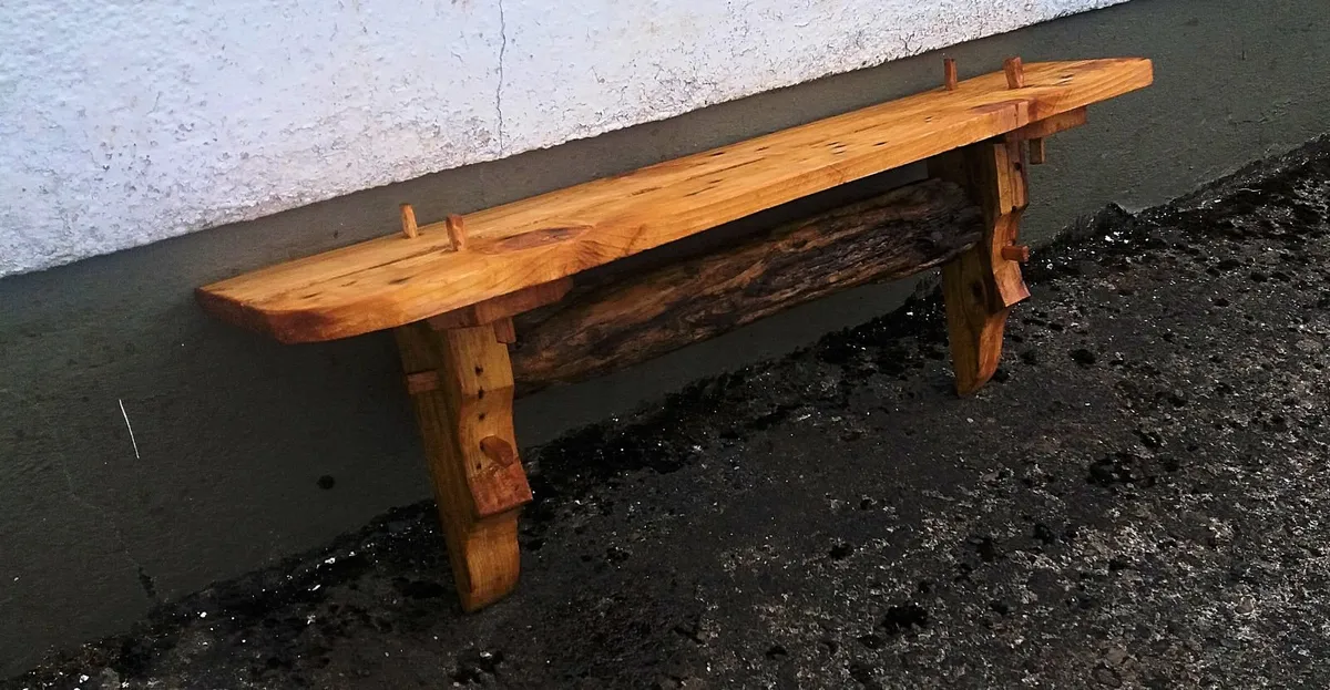 NEW Rustic Driftwood Stove Mantle / Shelf - Image 1