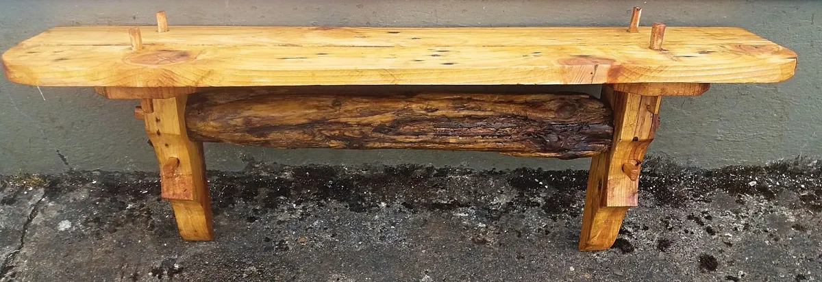 NEW Rustic Driftwood Stove Mantle / Shelf - Image 2