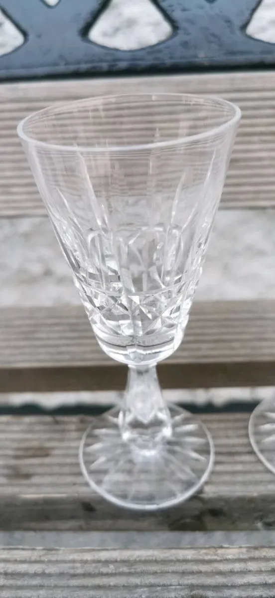 Waterford crystal sherry glasses - Image 2