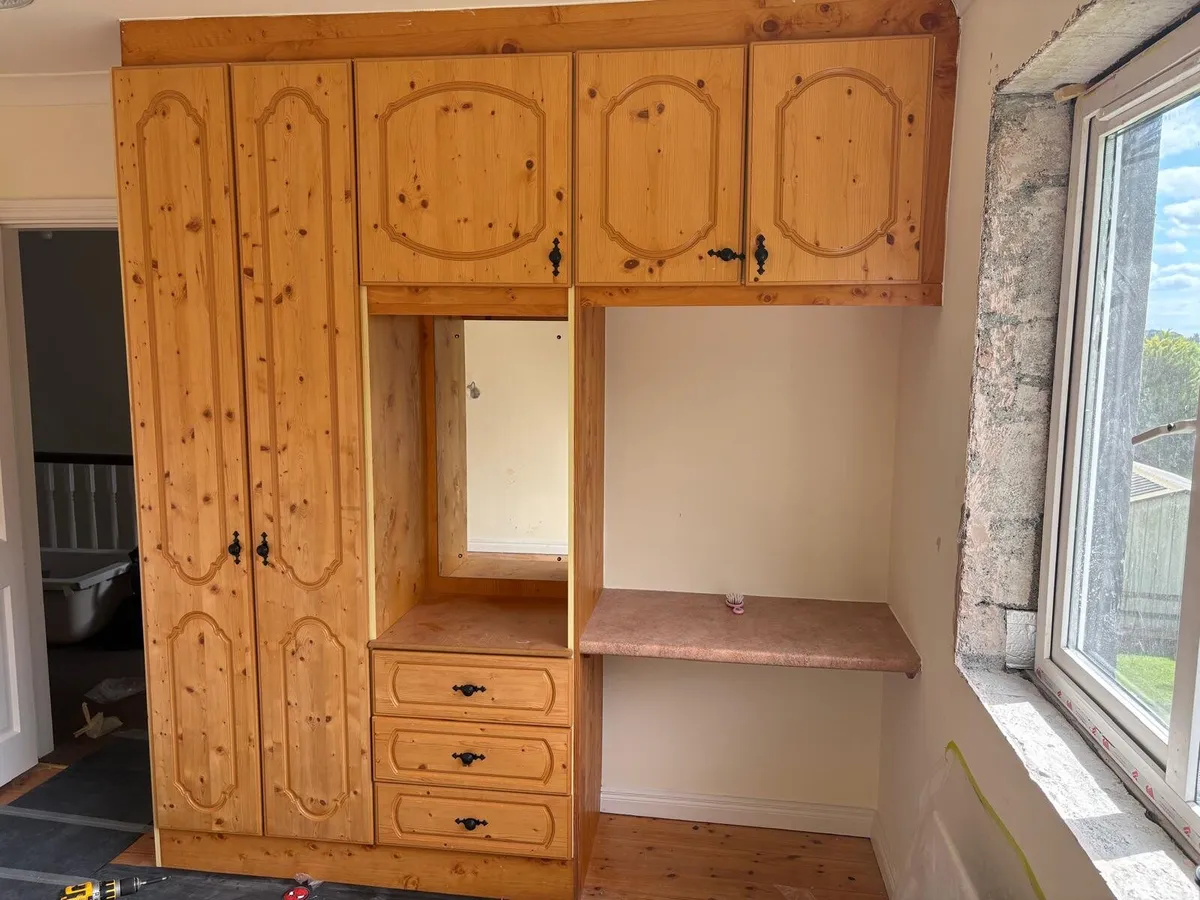 Wardrobes bedroom with study table - Image 2