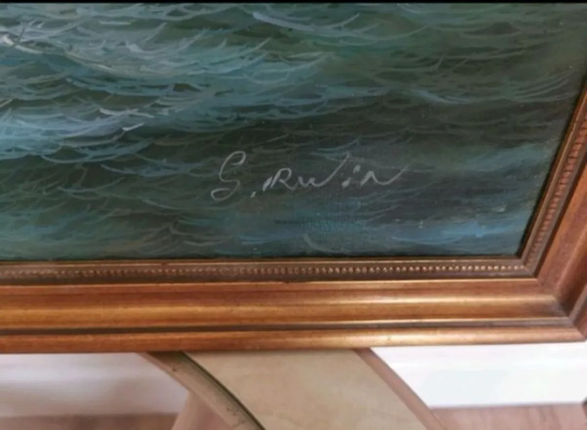 Painting of ship - Image 3