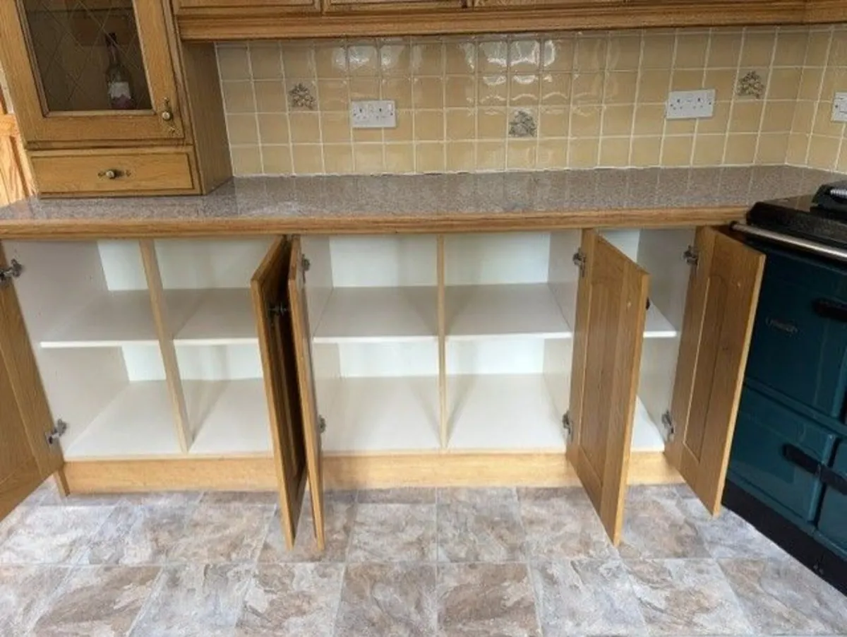 Solid Oak Kitchen for Sale without applicances - Image 2