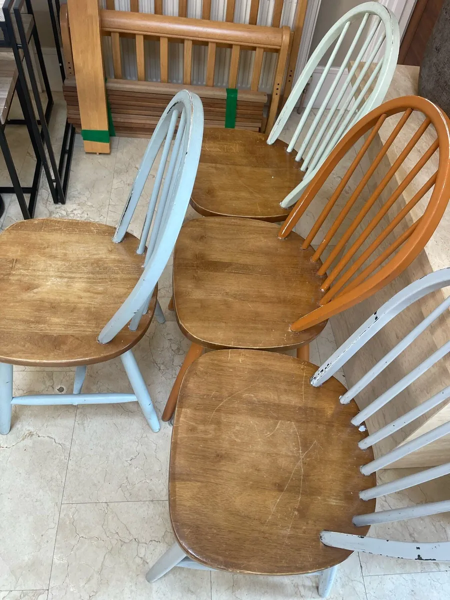 2 x Sturdy Kitchen Dining Chairs - Can Deliver - Image 2