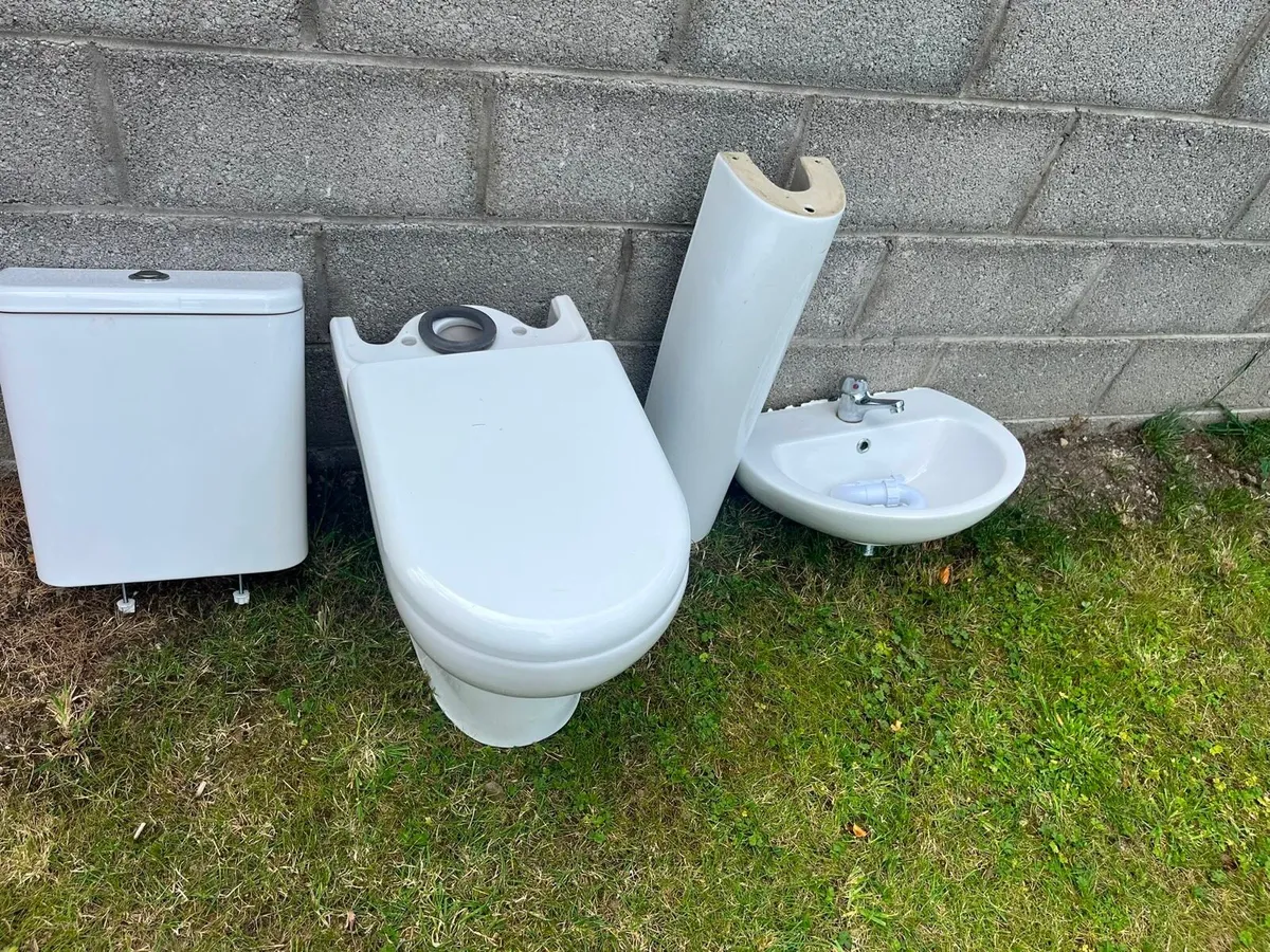 Toilet , Basin, Hand Dryer - Image 1