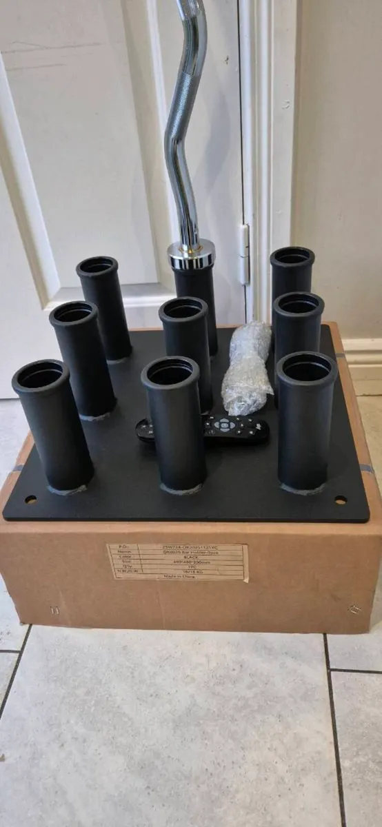 Commercial olympic bar  holder ( brand new 9 bar - Image 1