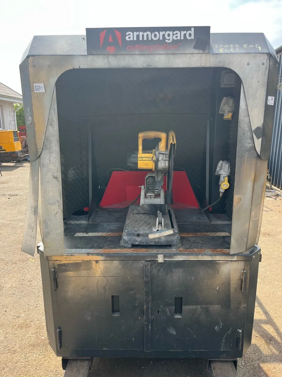 Armorguard Cutting Station with Dewalt Chop Saw - Image 1