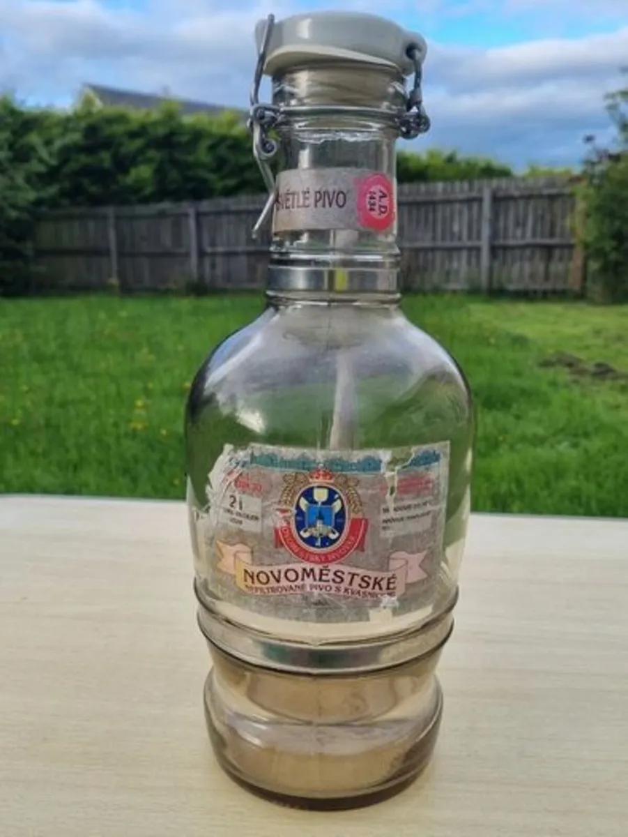 A collectible Czech beer bottle - Image 1