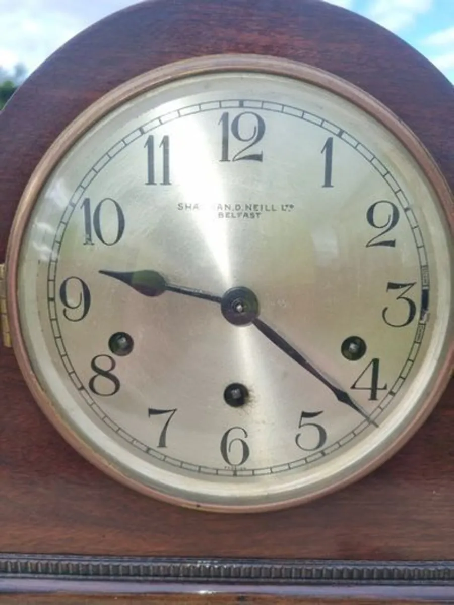 Antique mantel clock  Sharman D. Neill Ltd Belfast - Image 2