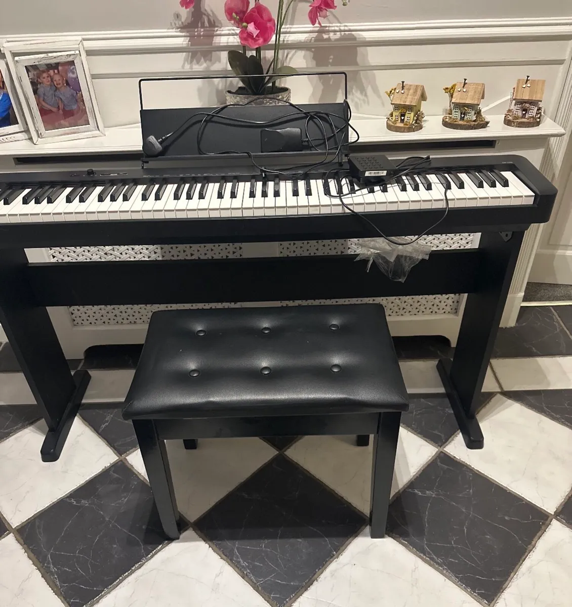 Casio CDP-S100 Piano Keyboard with stool - Image 1