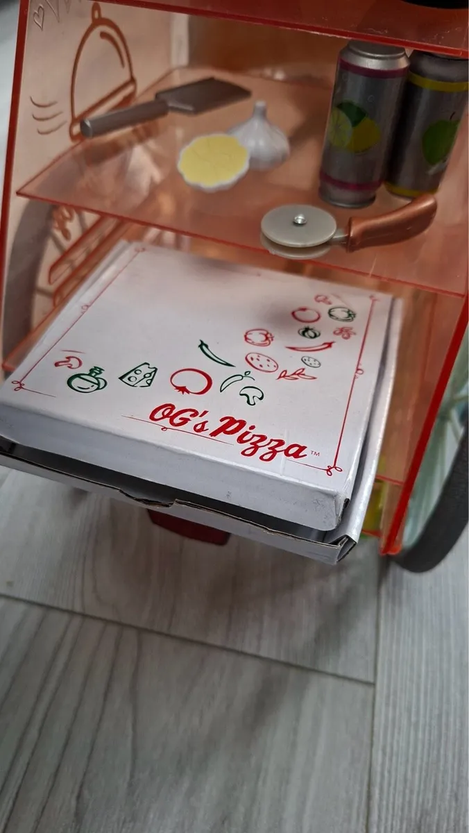 Our Generation Doll with Pizza Delivery Tricycle - Image 3