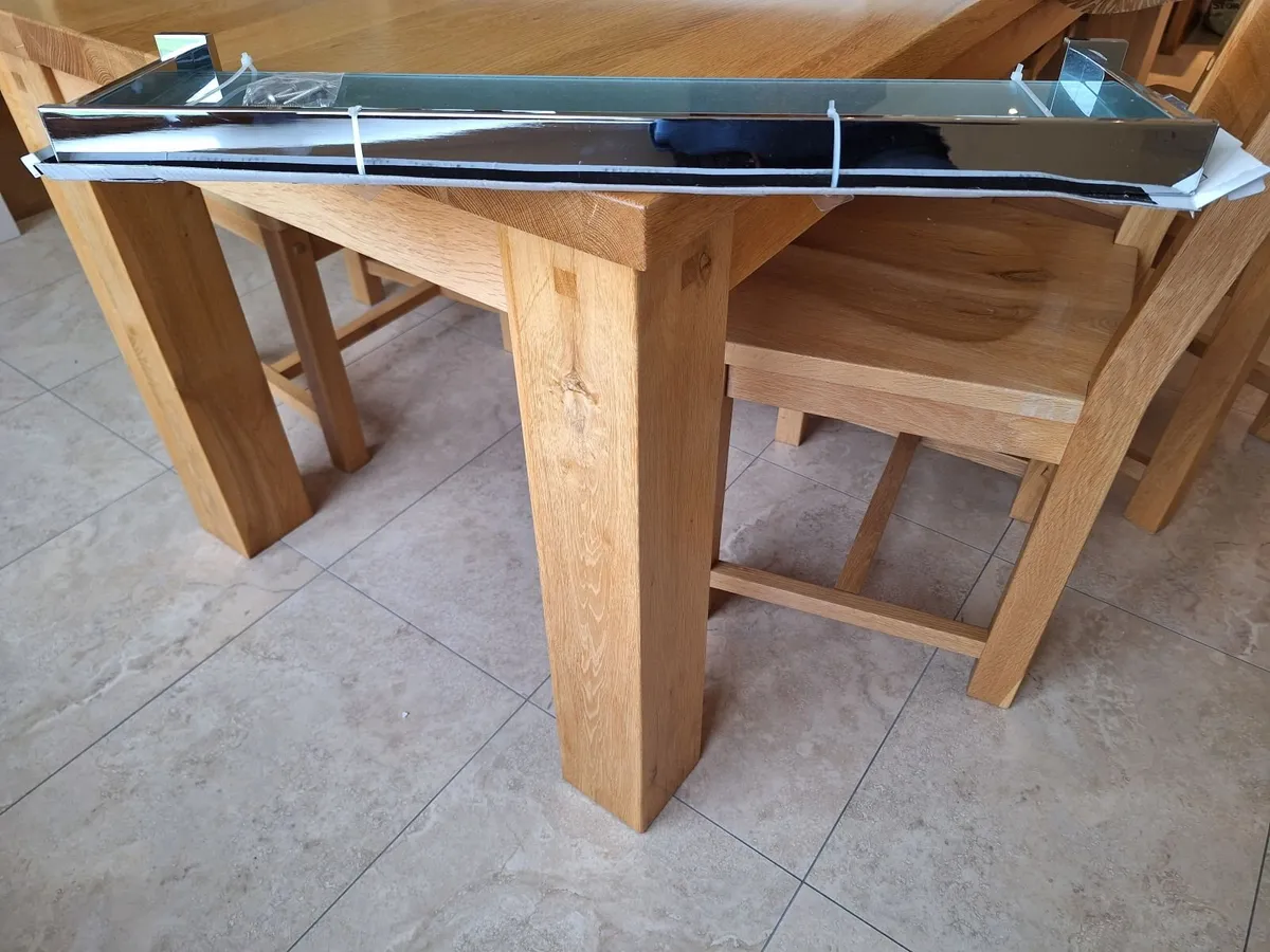Bathroom Stainless Steel Glass Shelf - Image 2