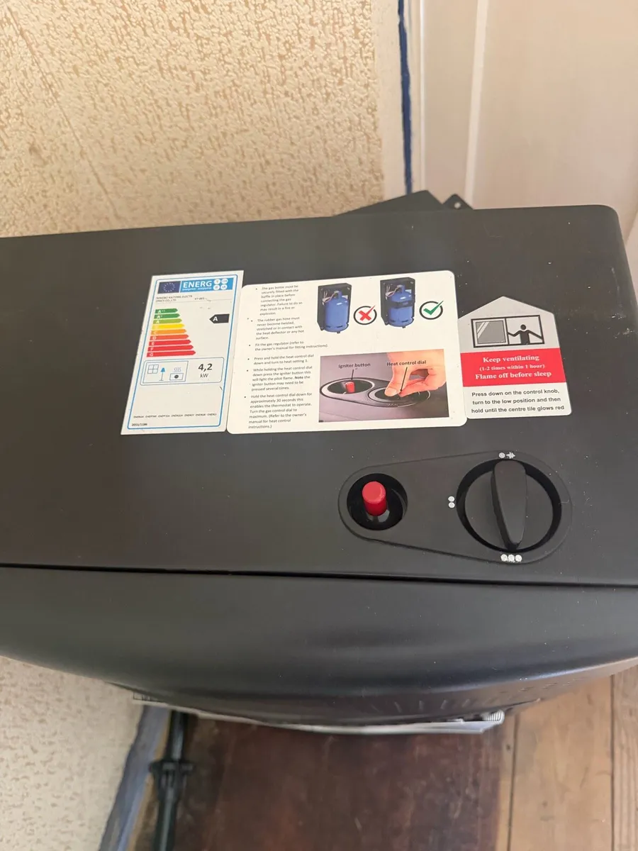 Portable gas heater x2 €80 new one €50 old one - Image 3
