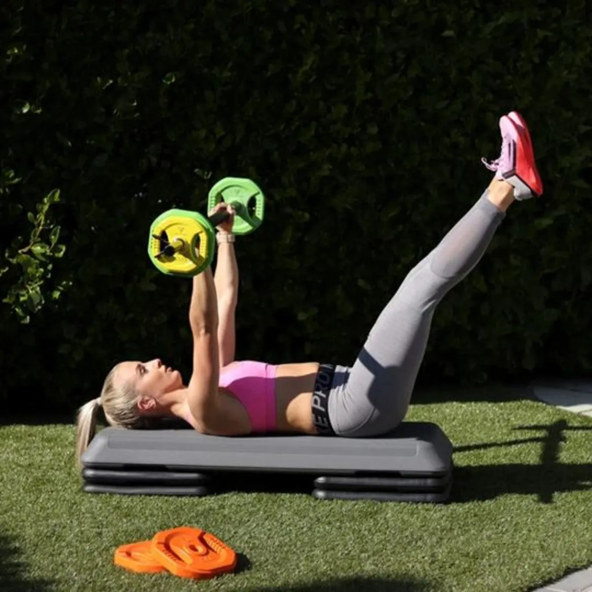 HIT FITNESS Aerobic Step Adjustable Exercise Step - Image 2