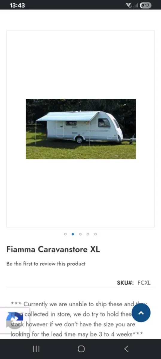 Fiamma caravanstore zip canopy+fiamma privacy room - Image 3