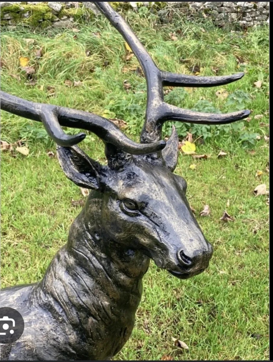 HEAVY CAST IRON DEERS - Image 2