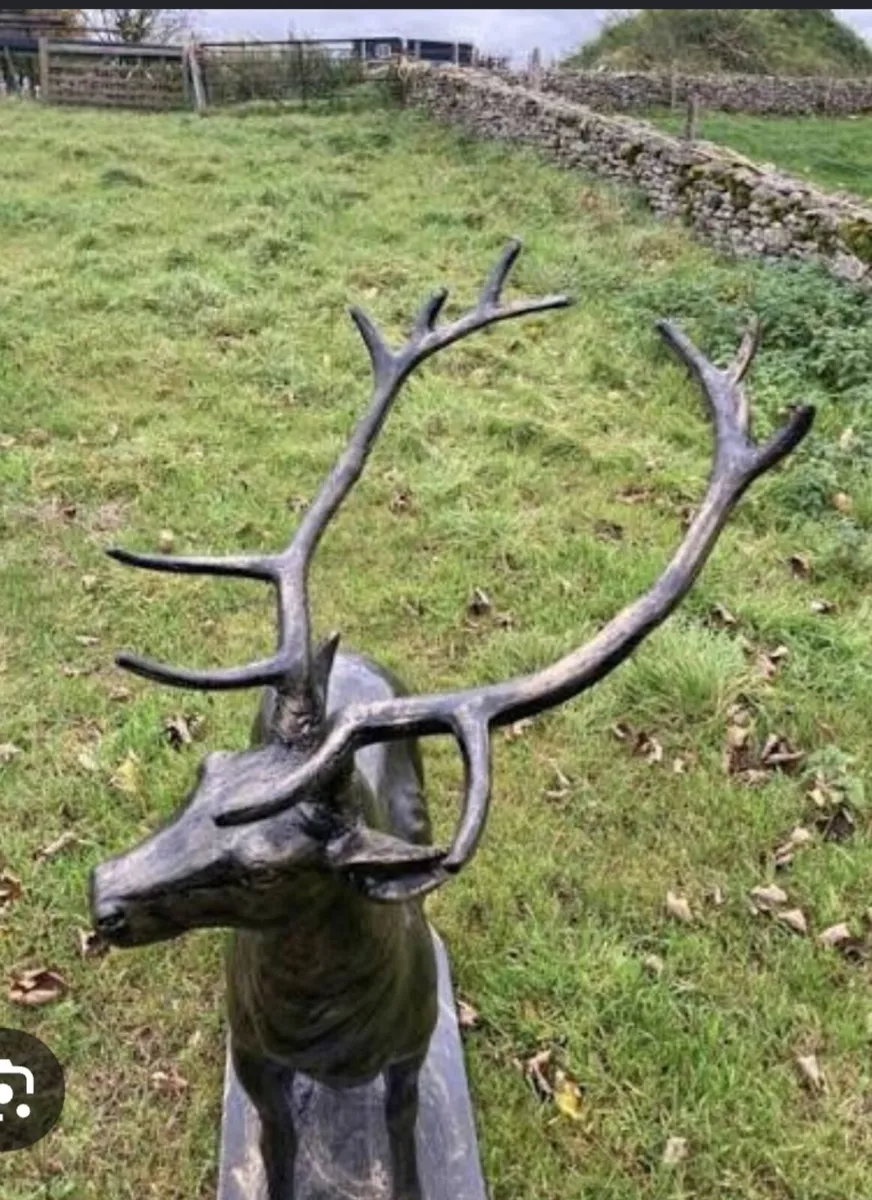 HEAVY CAST IRON DEERS - Image 4