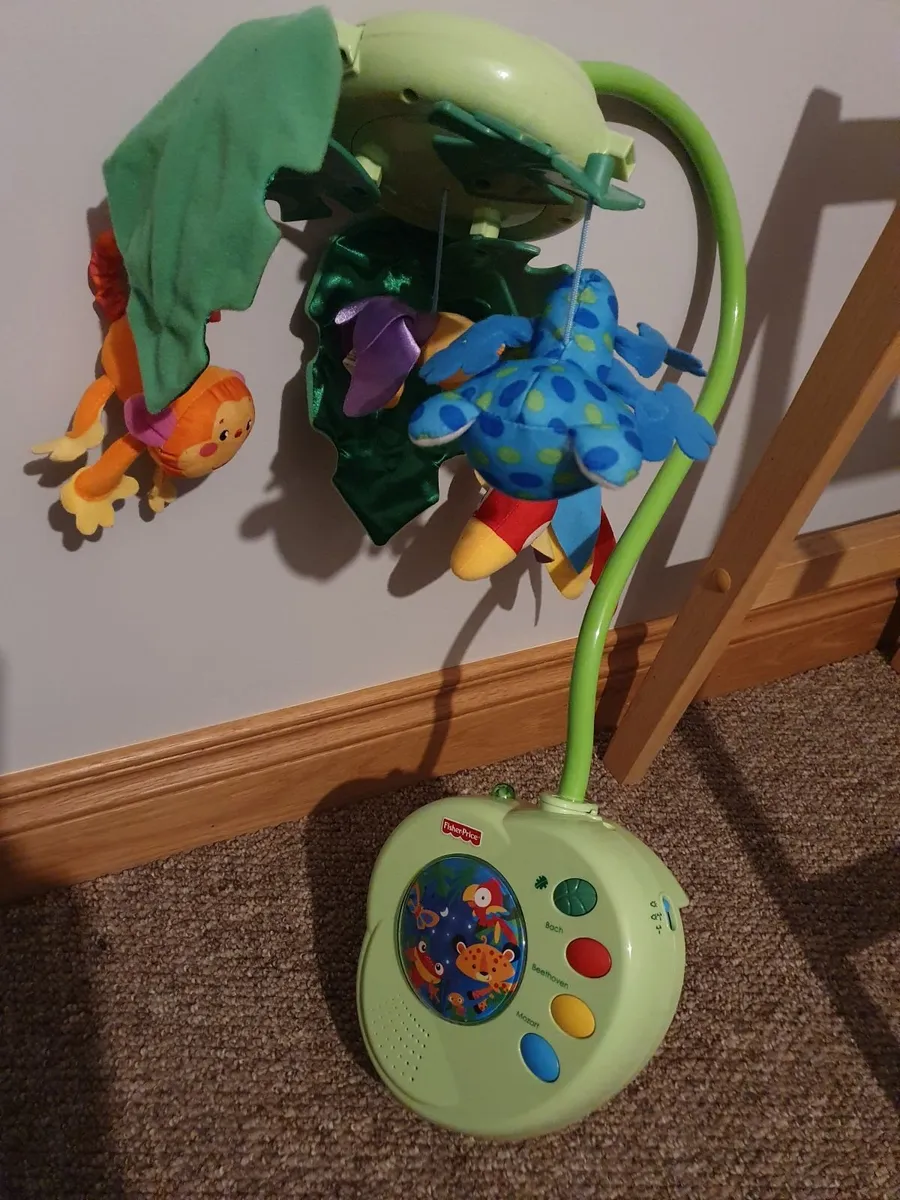 Fisher-Price Rainforest Peek-A-Boo Musical Mobile - Image 1