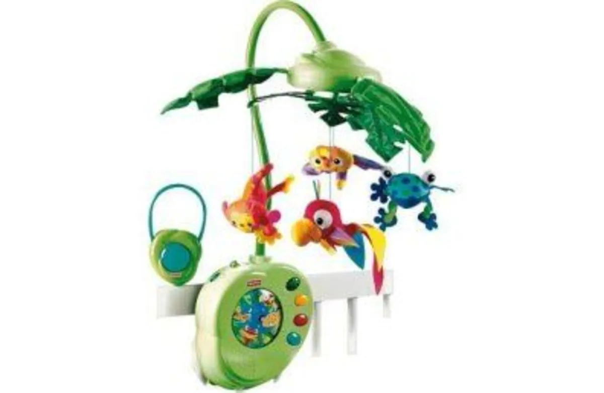 Fisher-Price Rainforest Peek-A-Boo Musical Mobile - Image 2
