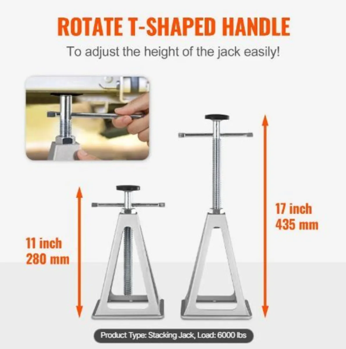 RV Stabilizer Jacks, 4 Pack Aluminum - Image 2