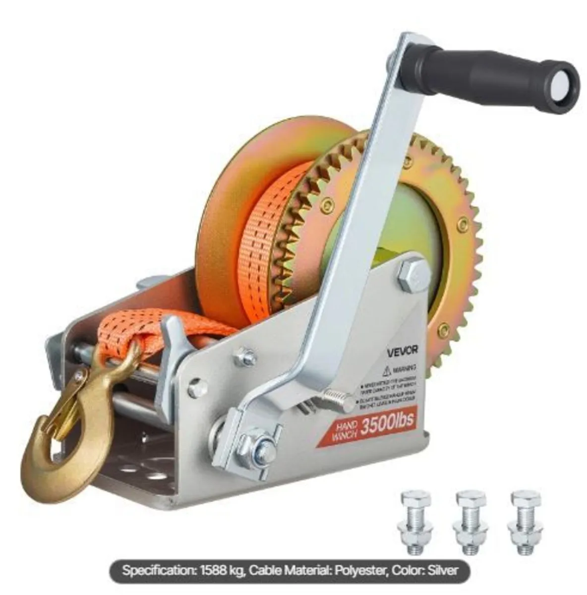 Boat Winch, 1588 kg Hand Winch - Image 3