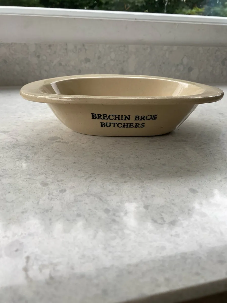 Antique Brechin Bros Butchers advertising Dish - Image 1