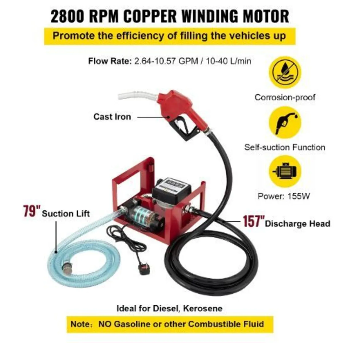 40 L Diesel Pump, Heating Oil Pump - Image 2