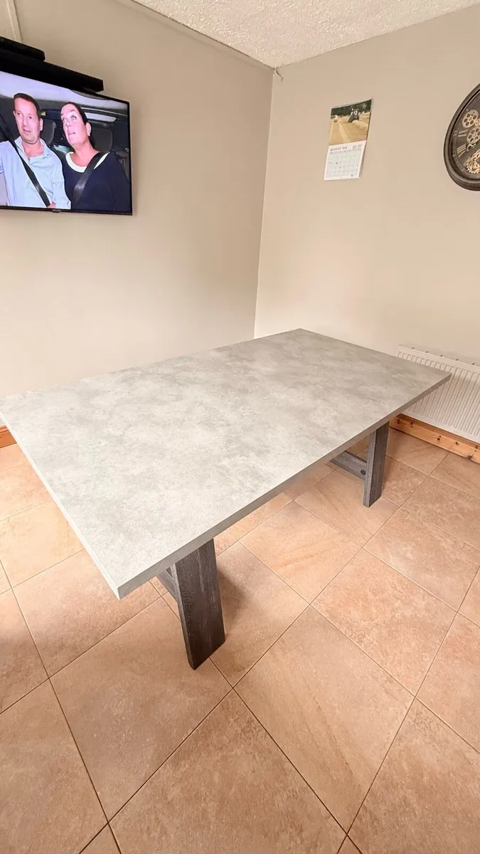 Dining Table with 2 Benches - Image 4