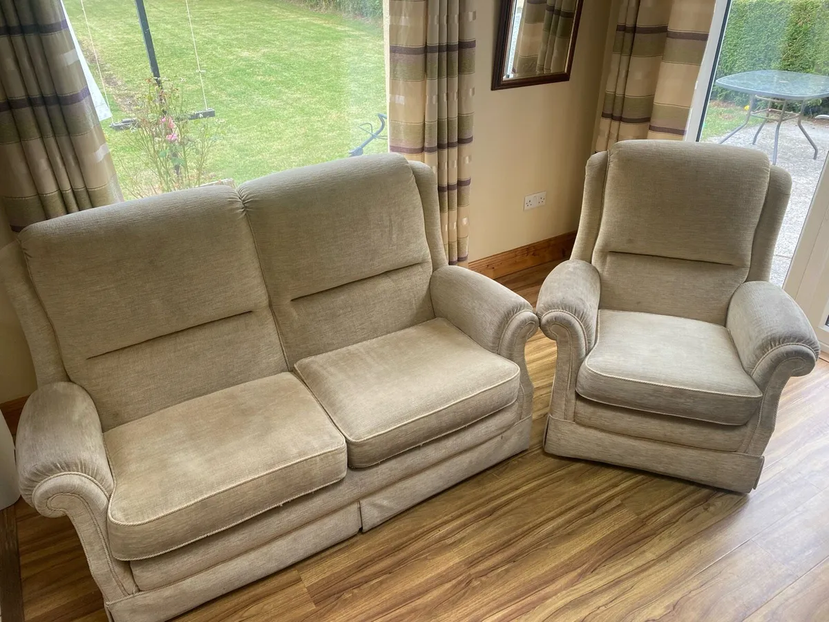 2 Seat couch and arm chair fabric material - Image 3