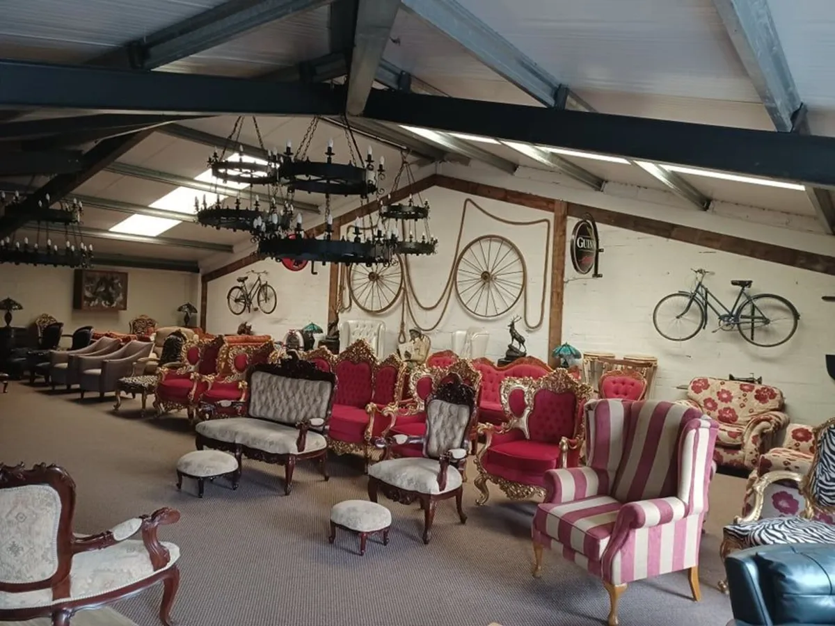 2  Large Gothic Chandeliers 4' Wide  (995 Each) - Image 2