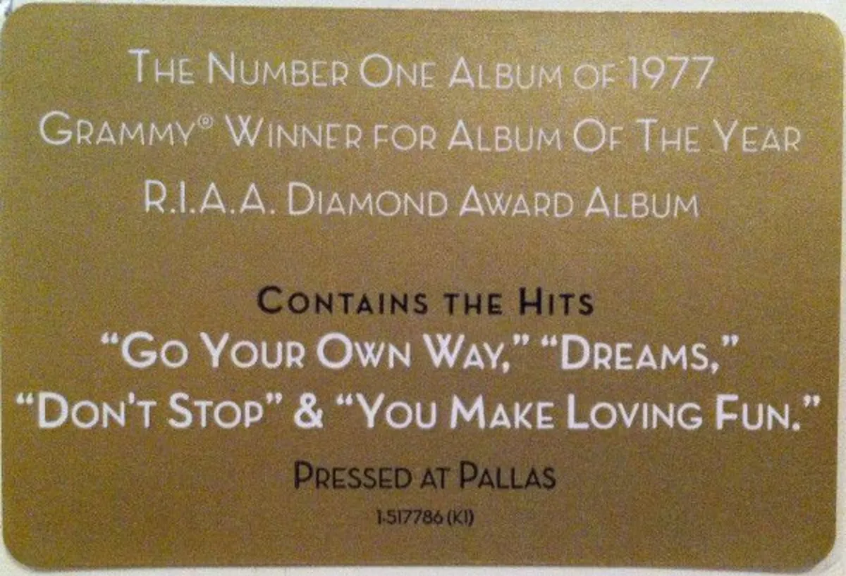 Fleetwood Mac - Rumours 180g Pallas Pressing RSD - Image 3