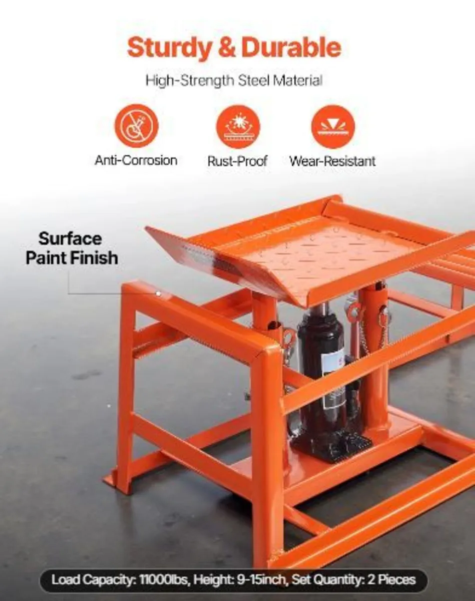 Hydraulic Car Ramps, 2 PCS 5T 11000 lbs - Image 3