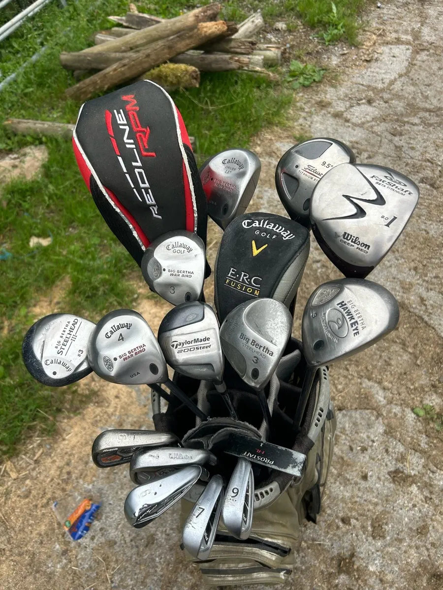 Drivers, woods, putter,bag 4sale read description - Image 1