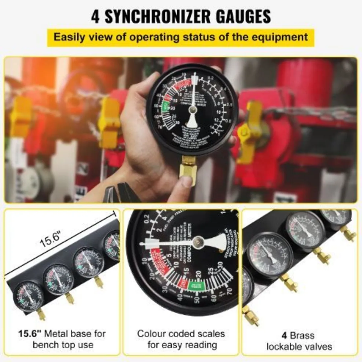 Fuel Vacuum Carburetor Synchronize Tool Kit - Image 4