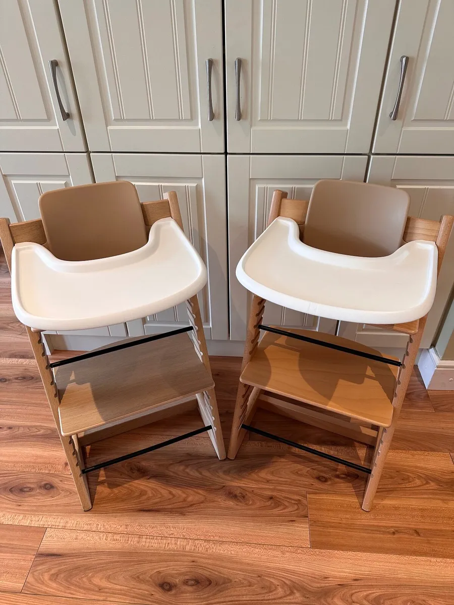 Tripp Trapp High chairs x 2 for sale - €280 each - Image 2