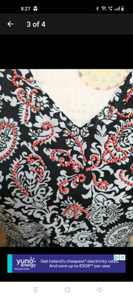 Penny's beautiful dress size 8 with elasticated wa - Image 3