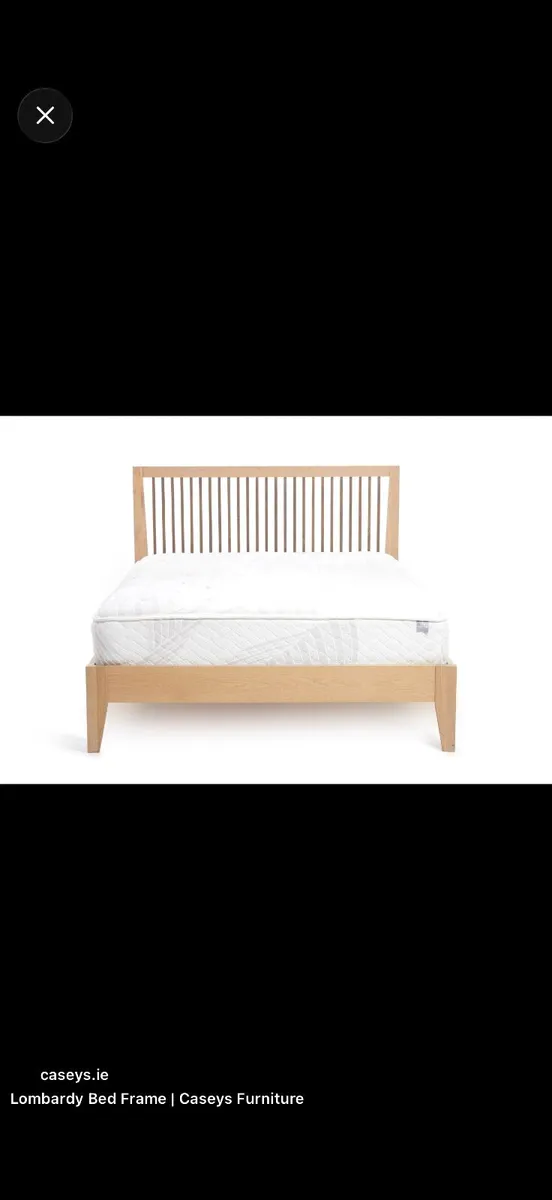 Bed frame, mattress and vanity - Image 3