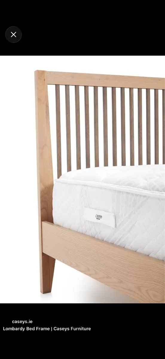 Bed frame, mattress and vanity - Image 4