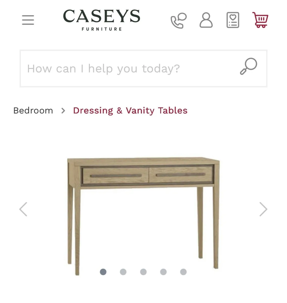 Bed frame, mattress and vanity - Image 2
