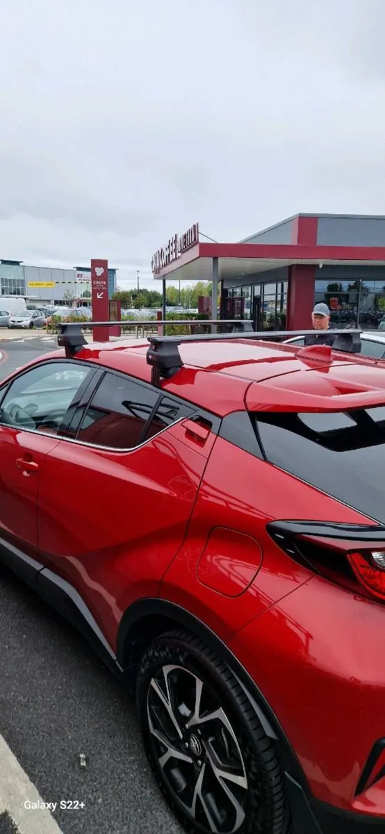 Roof racks and bars black  Toyota CH-R 2017-2023 - Image 4