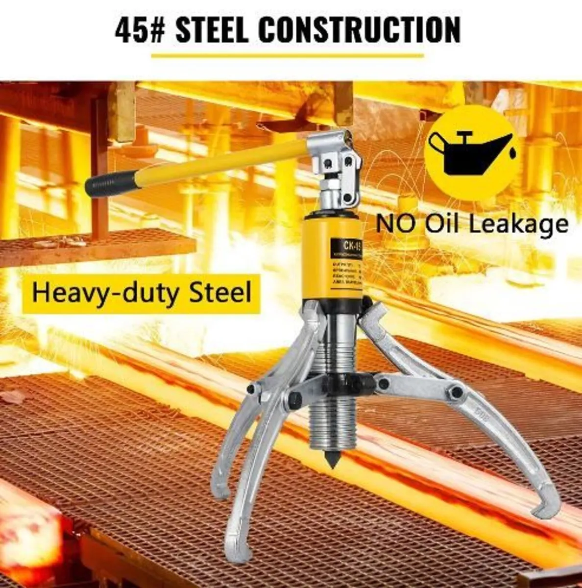 15 Ton Hydraulic Gear Puller Adjustable - Image 3