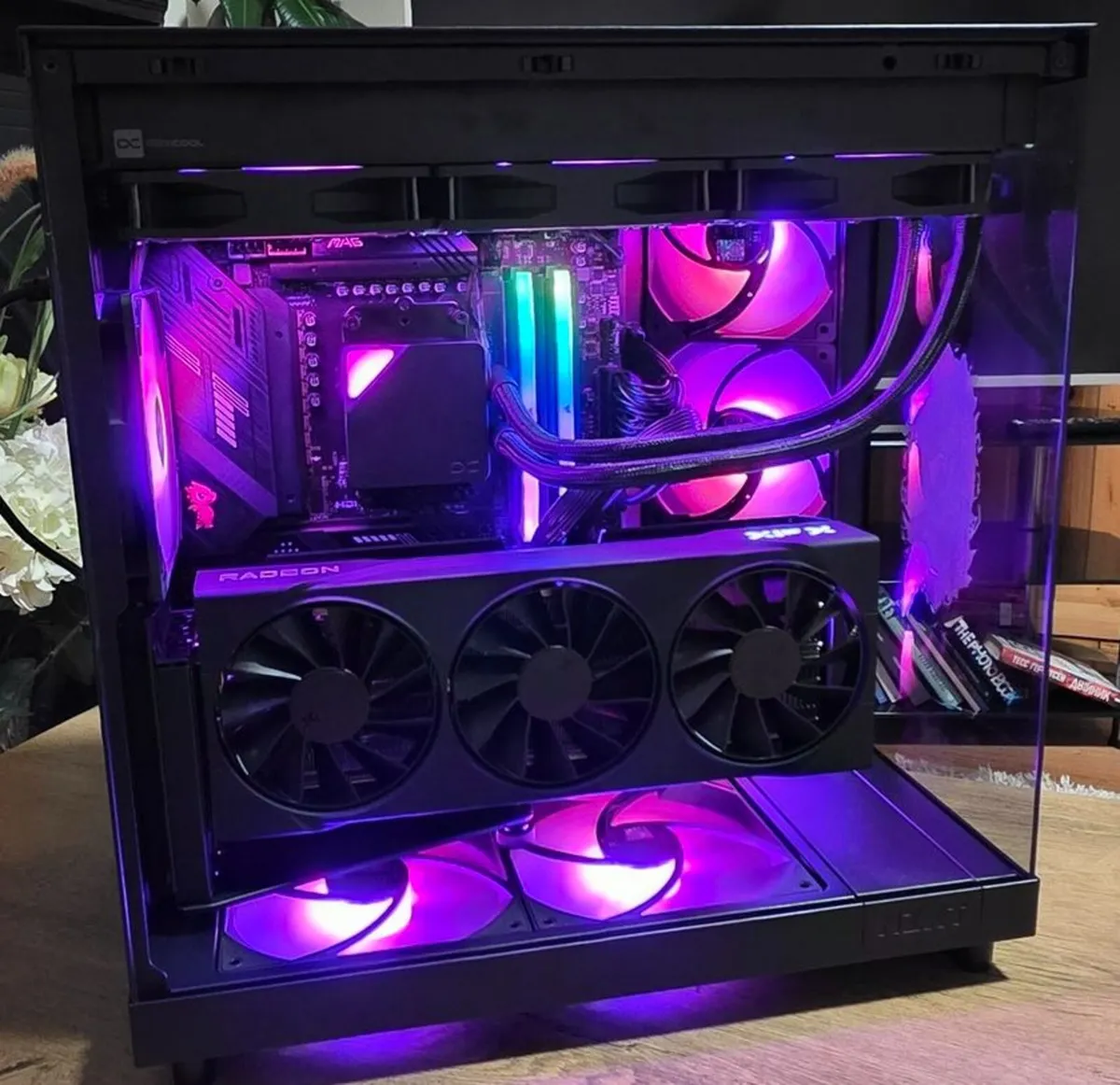NZXT H6 High-End Ryzen X3D RX 9070 XT Gaming PC - Image 4