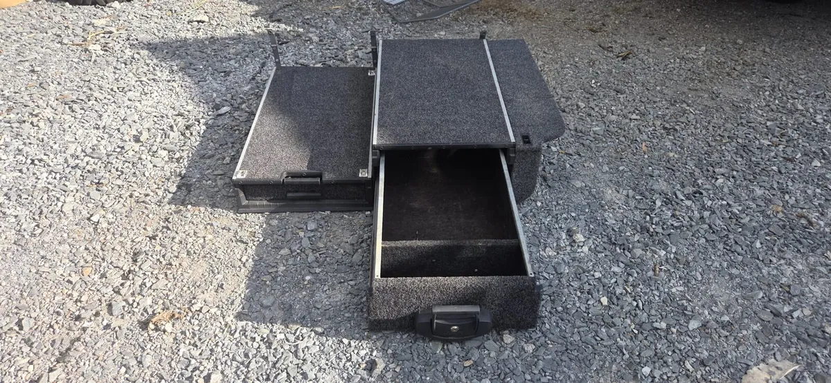 Toyota landcruiser crewcab sliding drawer kit - Image 2