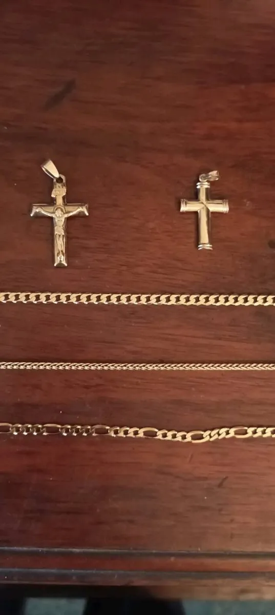 Solid Gold and Silver necklaces & bracelets - Image 3